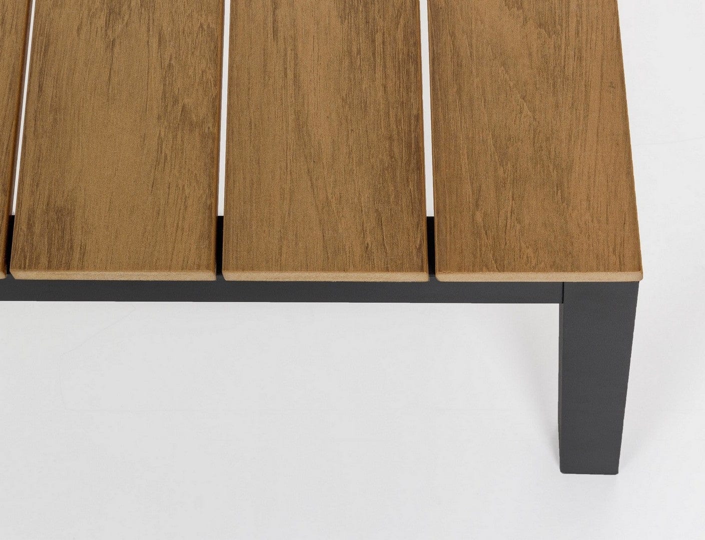 Set mobilier modular pentru gradina / terasa Elias Bej / Natural / Antracit, coltar 5 locuri + masa de cafea (8)