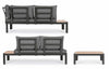 Set mobilier modular pentru gradina / terasa, Narelle Antracit / Natural, coltar 4 locuri + masa de cafea (12)