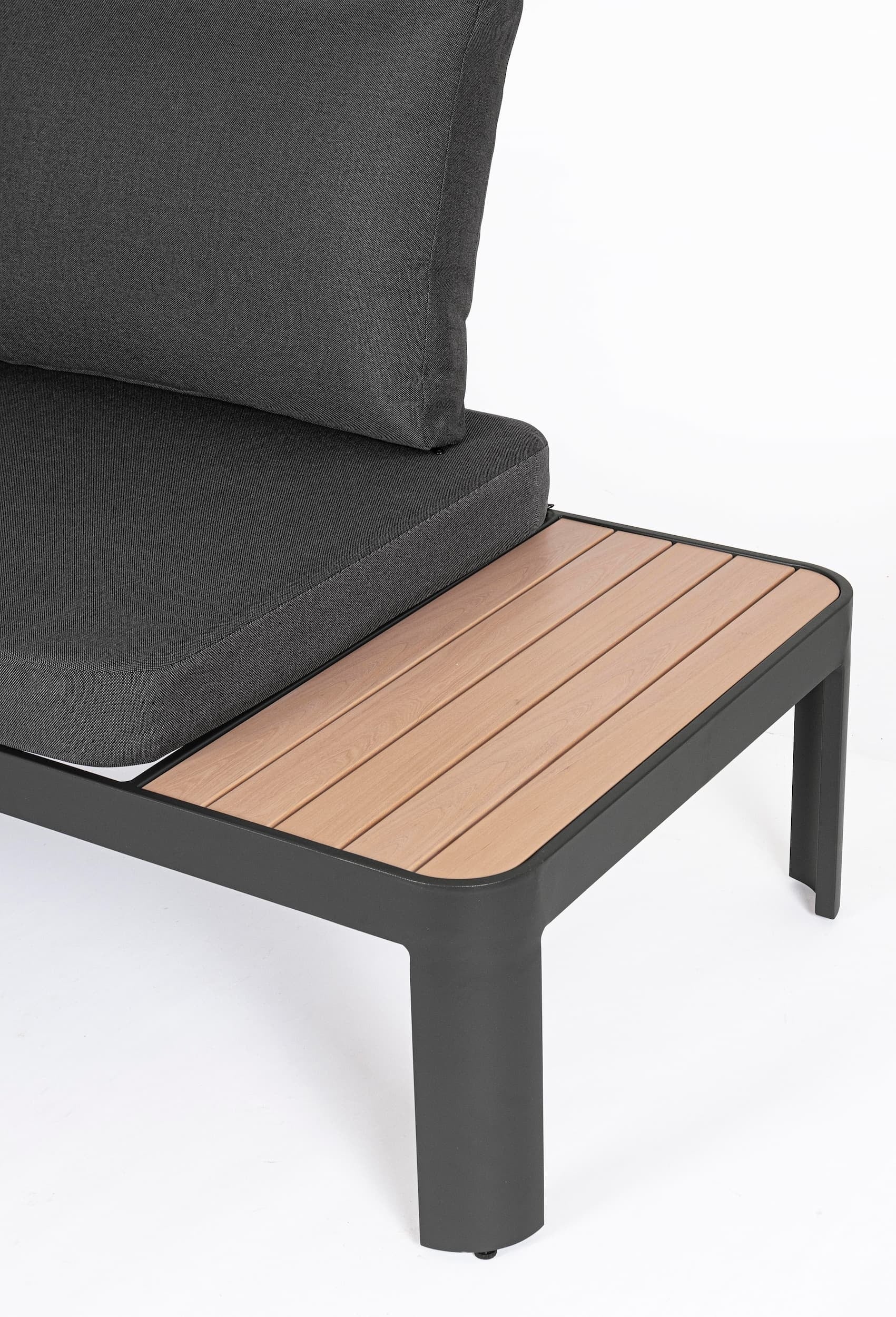 Set mobilier modular pentru gradina / terasa, Narelle Antracit / Natural, coltar 4 locuri + masa de cafea (16)