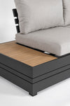 Set mobilier modular pentru gradina / terasa, Osten Gri / Natural / Antracit, coltar 5 locuri + masa de cafea (7)