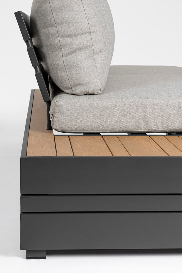 Set mobilier modular pentru gradina / terasa, Osten Gri / Natural / Antracit, coltar 5 locuri + masa de cafea (8)