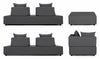 Set mobilier modular pentru gradina / terasa, Piper Antracit, coltar 5 locuri + taburet (11)