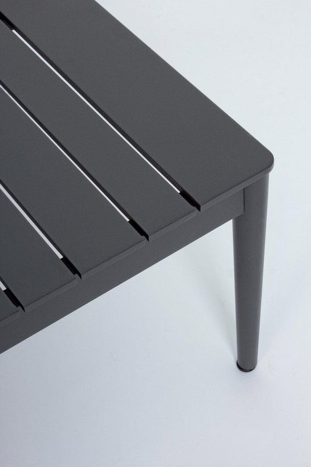 Set mobilier modular pentru gradina / terasa Rafael Antracit, coltar 5 locuri + masa de cafea (12)