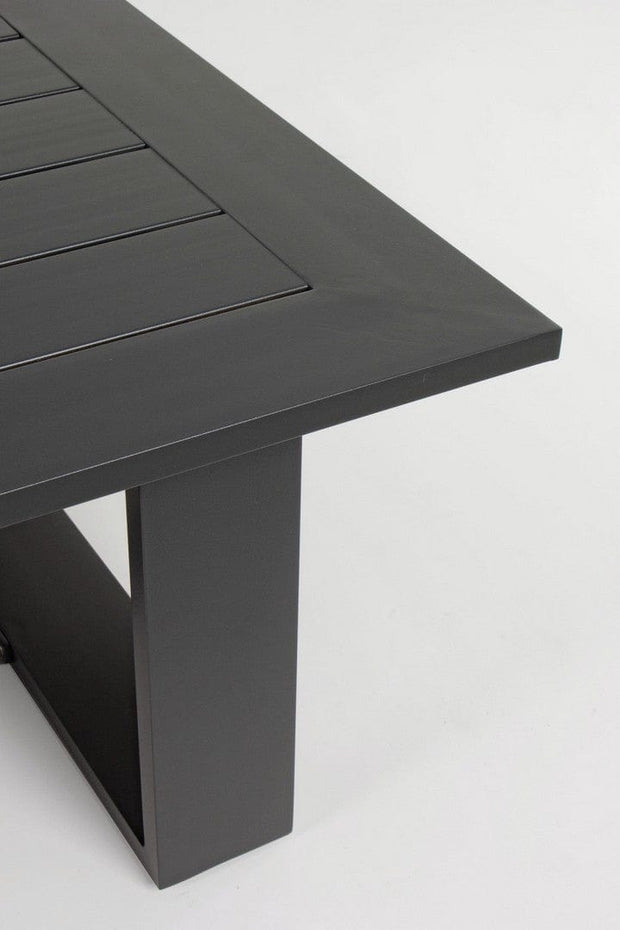 Set mobilier pentru gradina / terasa, Baltic Gri Deschis / Antracit, 2 fotolii + canapea 3 locuri + masa de cafea (9)