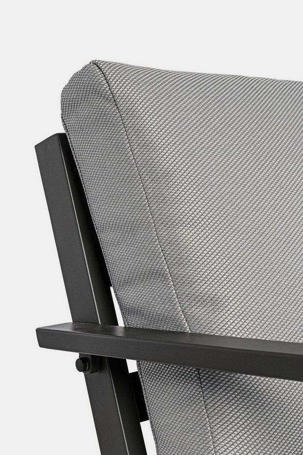 Set mobilier pentru gradina / terasa, Harleys Gri / Antracit, 2 fotolii + canapea 2 locuri + masa de cafea (9)