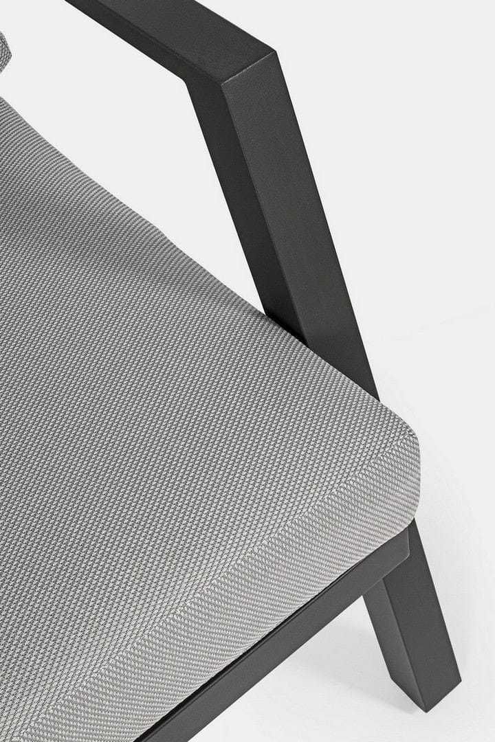 Set mobilier pentru gradina / terasa, Harleys Gri / Antracit, 2 fotolii + canapea 2 locuri + masa de cafea (10)