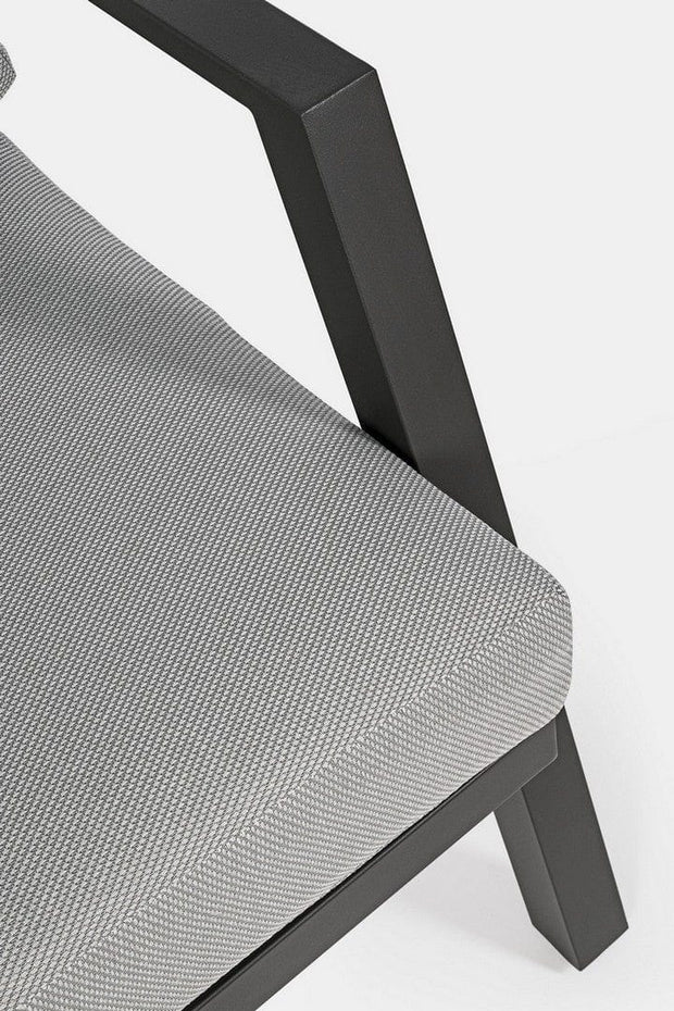 Set mobilier pentru gradina / terasa, Harleys Gri / Antracit, 2 fotolii + canapea 2 locuri + masa de cafea (10)