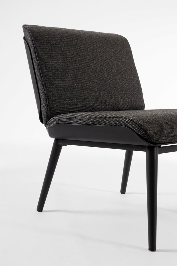 Set mobilier pentru gradina / terasa, Isabela Antracit, 2 fotolii + masa de cafea (9)