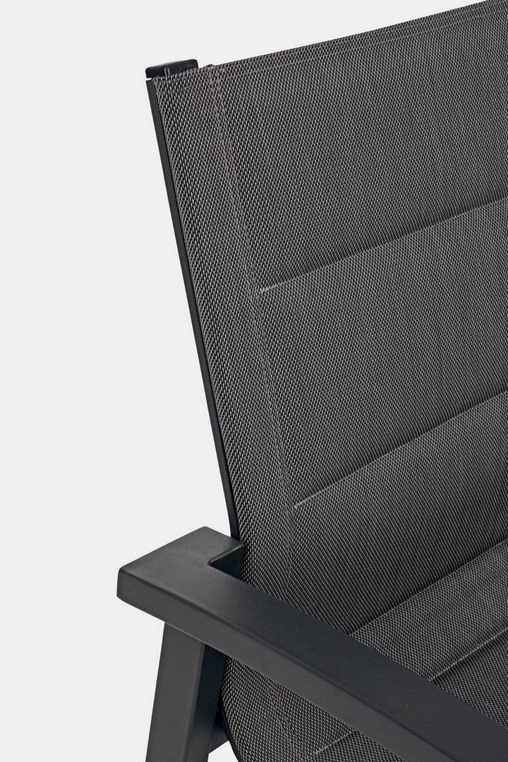 Set mobilier pentru gradina / terasa, Laiken Antracit, 2 fotolii + canapea 2 locuri + masa de cafea (7)