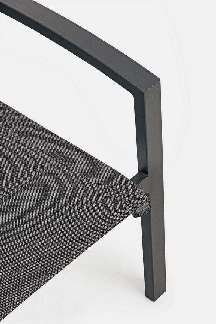 Set mobilier pentru gradina / terasa, Laiken Antracit, 2 fotolii + canapea 2 locuri + masa de cafea (8)