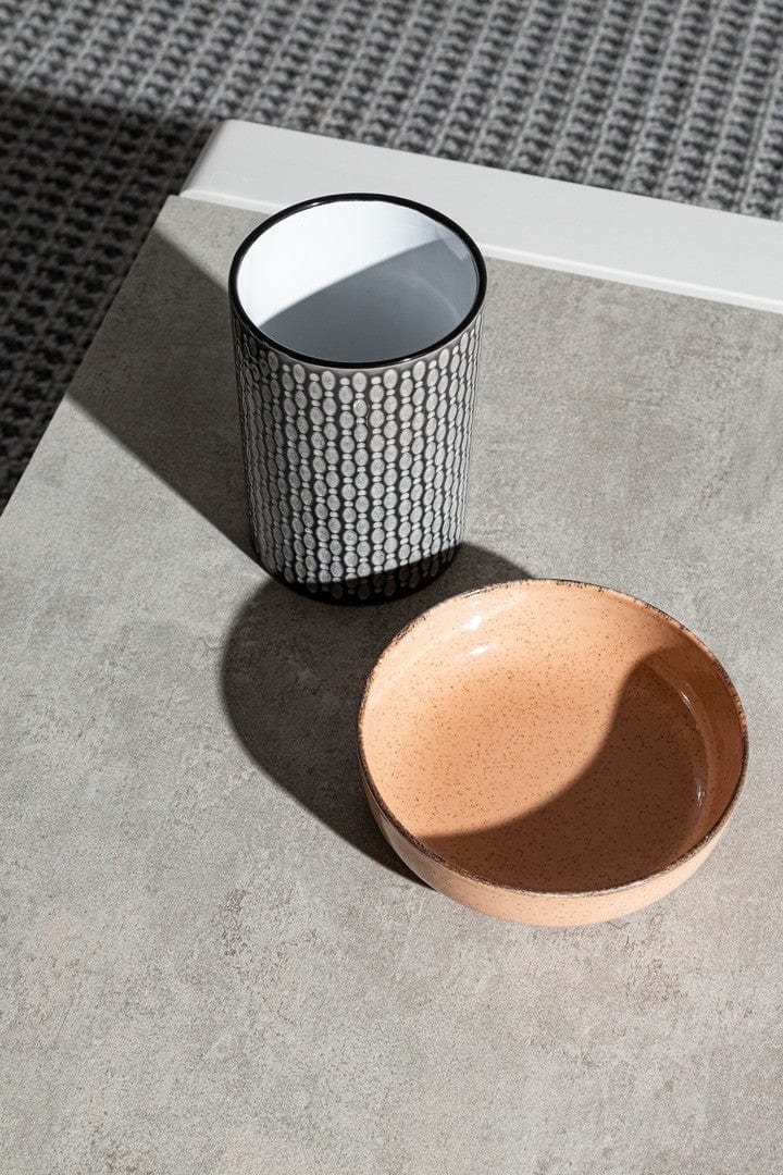 Set mobilier pentru gradina / terasa, Otavio Gri / Alb, 2 fotolii + canapea 3 locuri + masa de cafea (4)