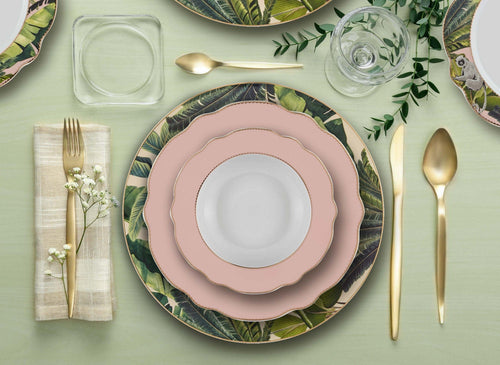 Asir Set vesela din ceramica, Danir Multicolor, 24 piese