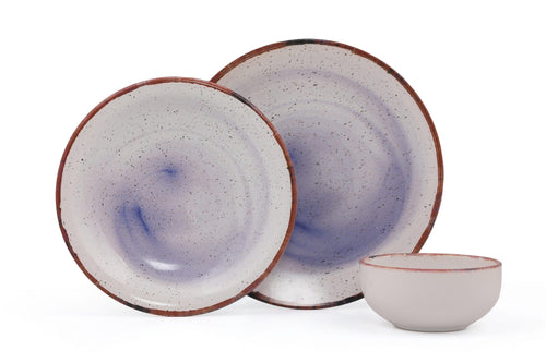 Asir Set vesela din ceramica, Tibi Multicolor, 12 piese