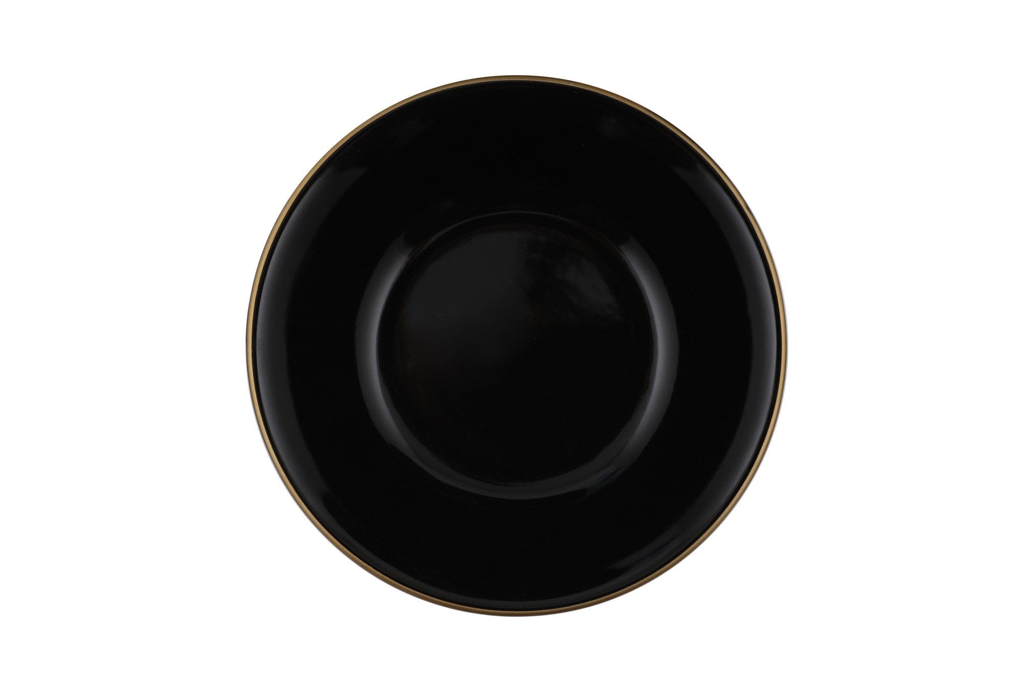Asir Set vesela din ceramica, Tysa Shine Negru / Auriu, 24 piese