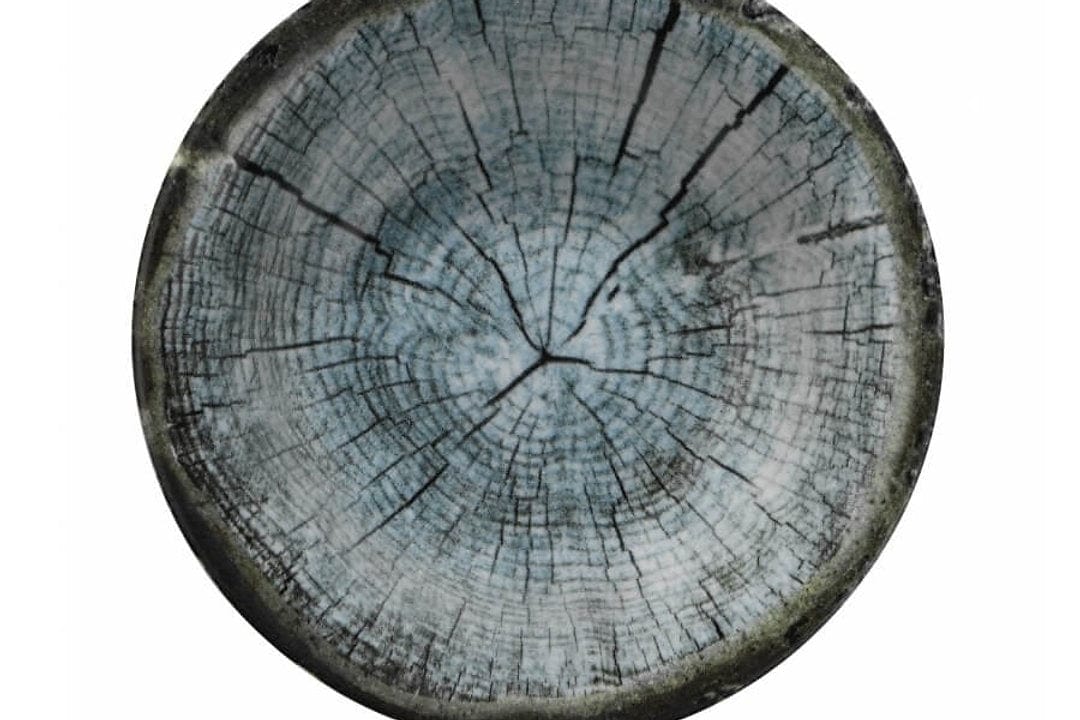 Asir Set vesela din nano portelan, Jamilyn Dinner Albastru / Negru, 24 piese