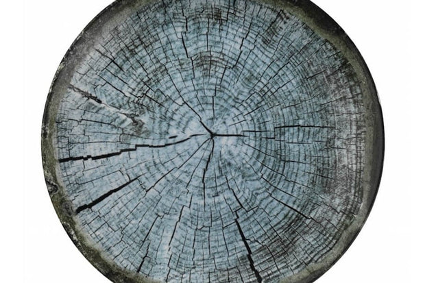 Asir Set vesela din nano portelan, Jamilyn Dinner Albastru / Negru, 24 piese