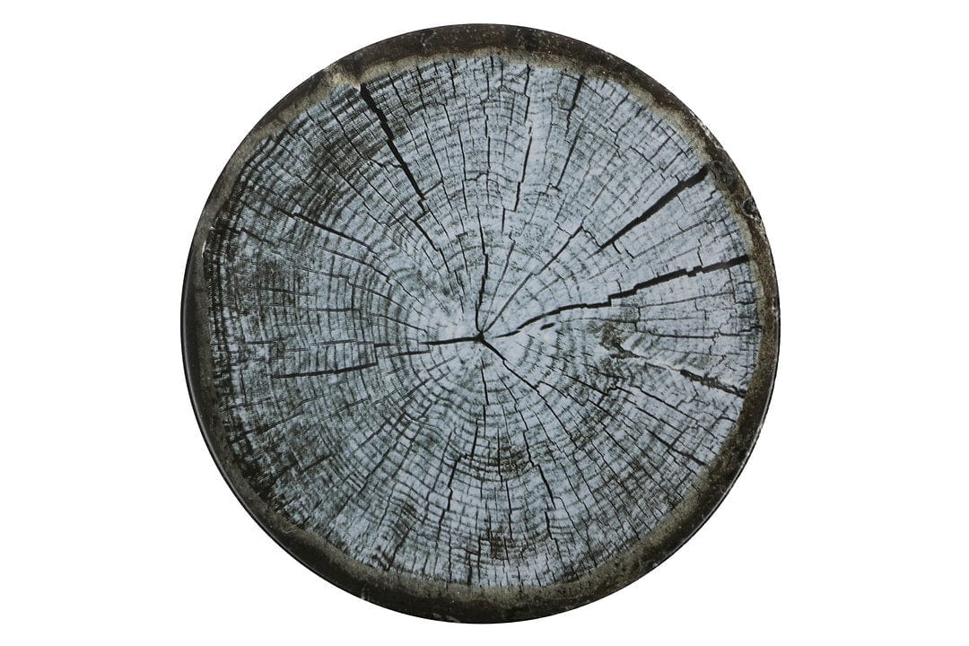 Asir Set vesela din nano portelan, Jamilyn Dinner Albastru / Negru, 24 piese