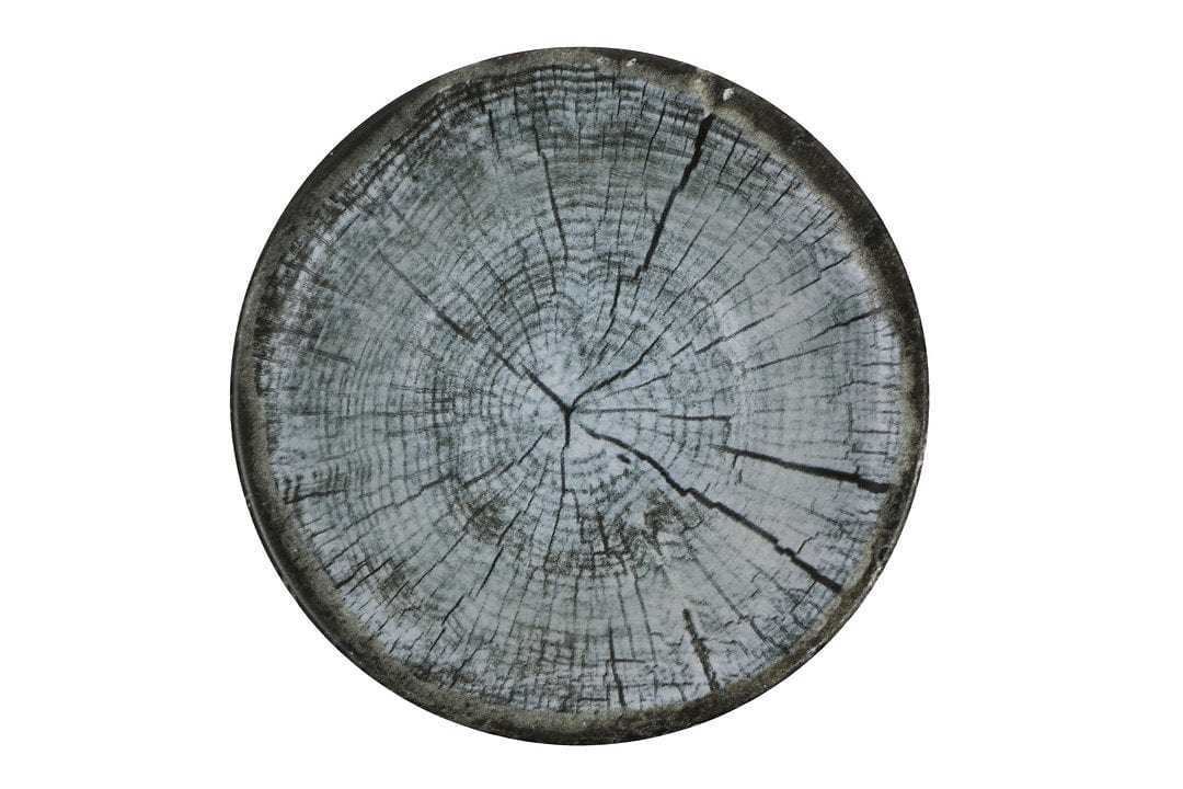 Asir Set vesela din nano portelan, Jamilyn Dinner Albastru / Negru, 24 piese