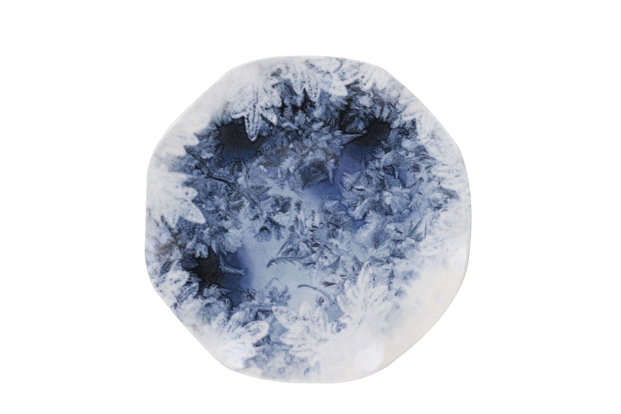 Asir Set vesela din portelan, Bluelise Alb / Albastru, 24 piese