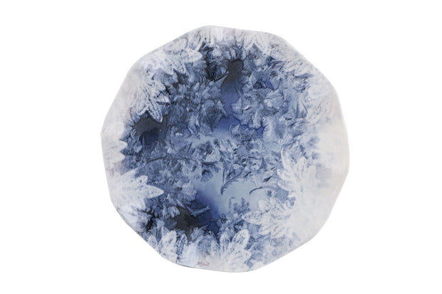 Asir Set vesela din portelan, Bluelise Alb / Albastru, 24 piese