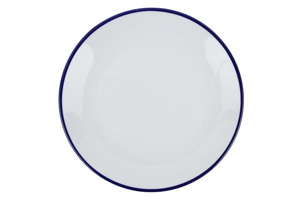 Asir Set vesela din portelan, Cary Alb / Albastru, 24 piese