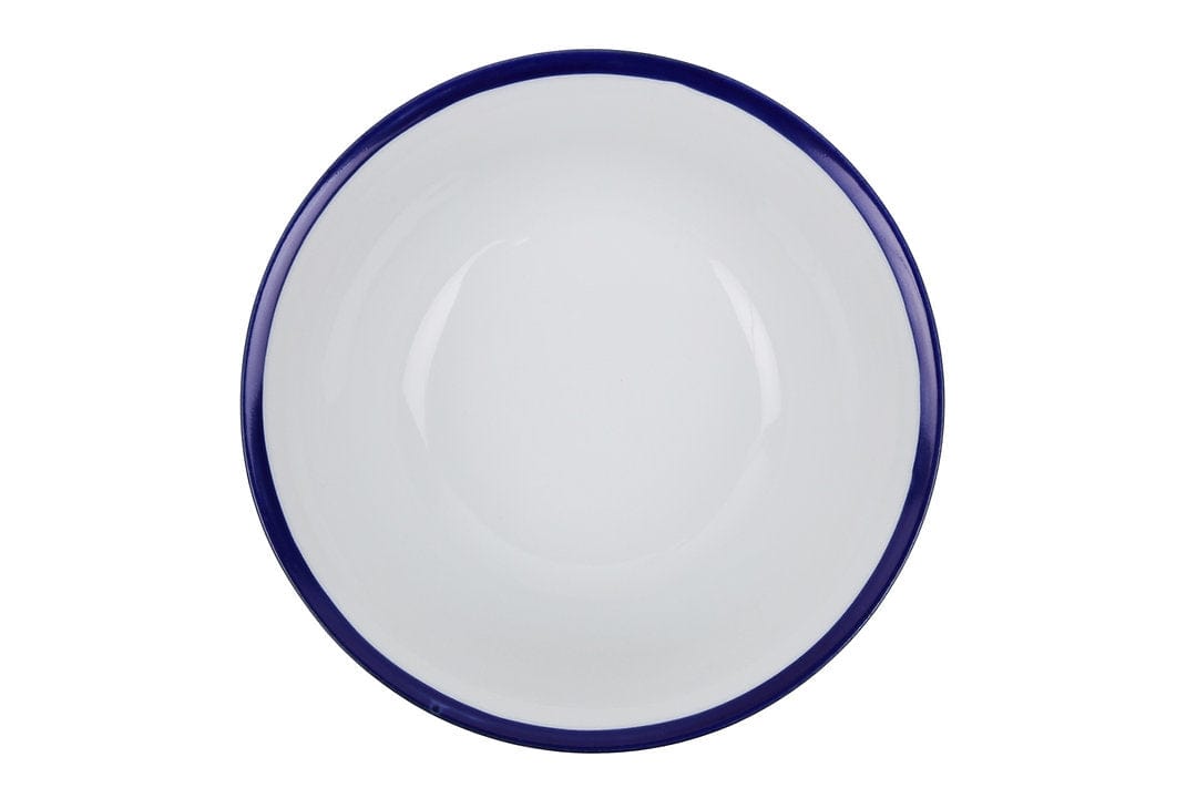 Asir Set vesela din portelan, Cary Alb / Albastru, 24 piese