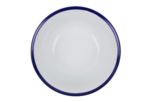 Asir Set vesela din portelan, Cary Alb / Albastru, 24 piese