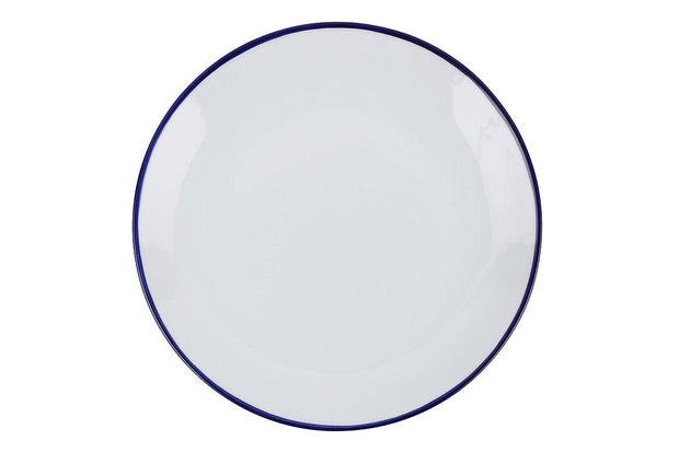 Asir Set vesela din portelan, Cary Alb / Albastru, 24 piese