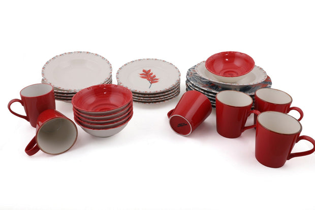 Asir Set vesela din portelan, Danis D29 Multicolor, 30 piese