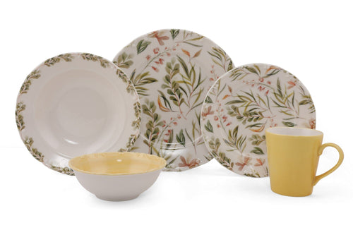 Asir Set vesela din portelan, Danis D30 Multicolor, 30 piese