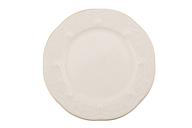 Set vesela din portelan, Fly Round Crem / Auriu, 24 piese (7)