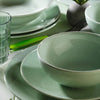 Asir Set vesela din portelan, Janie Dinner Verde, 24 piese