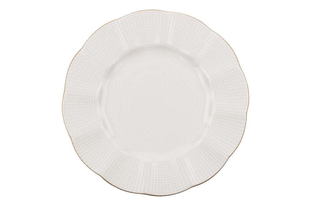 Asir Set vesela din portelan, Martell Dinner Crem / Auriu, 24 piese