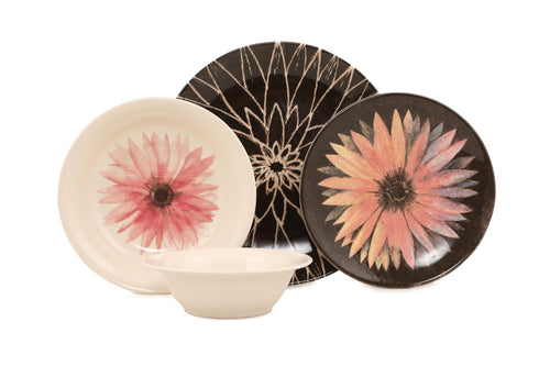 Asir Set vesela din portelan, Miller Dinner Multicolor, 24 piese