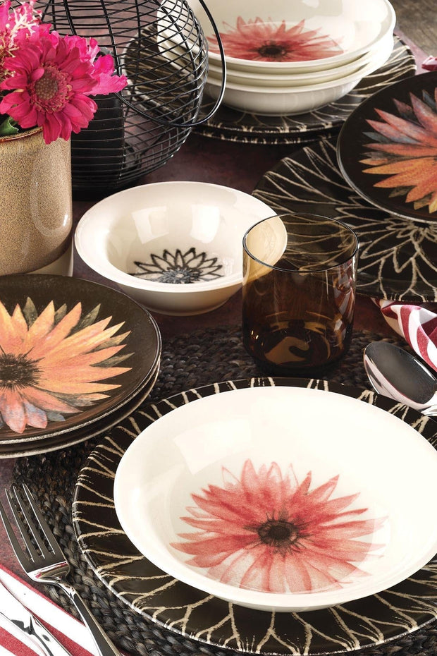 Asir Set vesela din portelan, Miller Dinner Multicolor, 24 piese