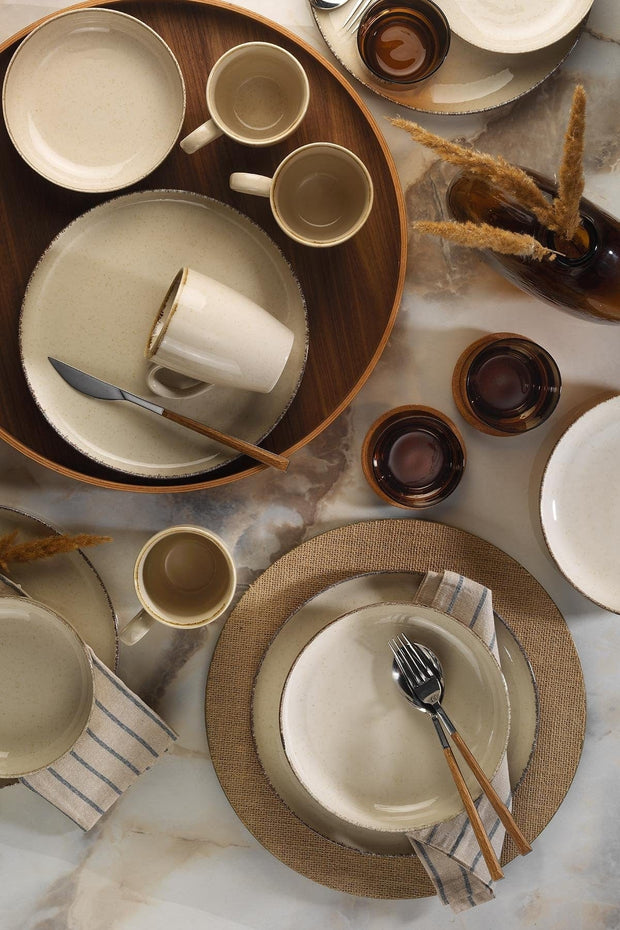 Asir Set vesela din portelan, Mondo Crem, 16 piese