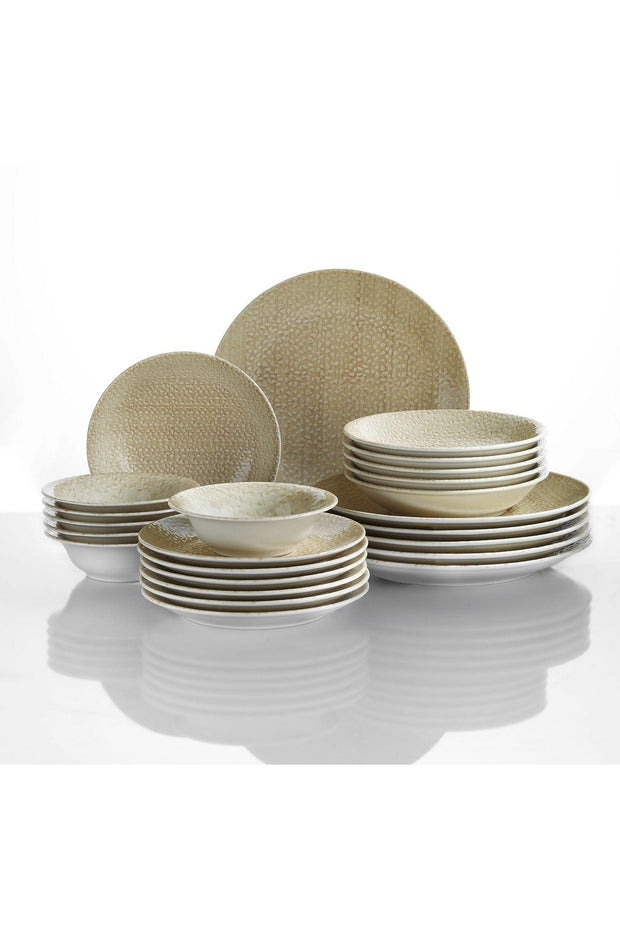 Asir Set vesela din portelan, Neo Multicolor, 24 piese