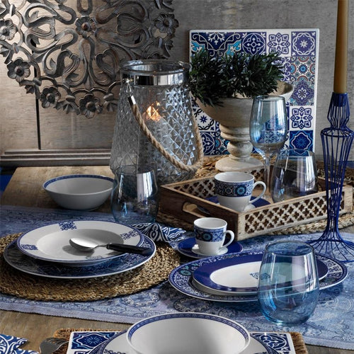 Asir Set vesela din portelan, Niles Dinner Multicolor, 24 piese