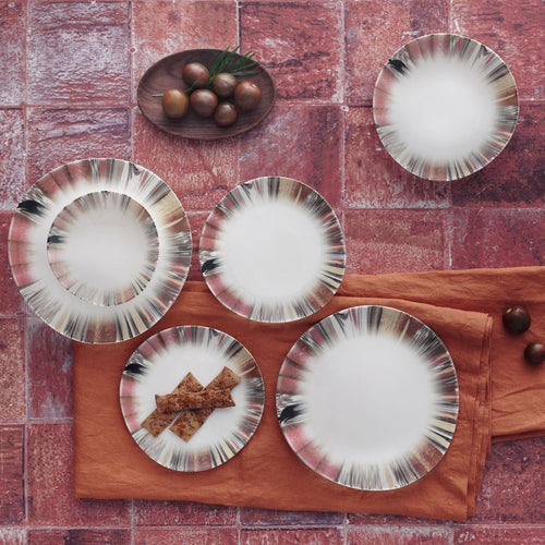 Asir Set vesela din portelan, Norma Dinner Multicolor, 24 piese