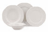 Asir Set vesela din portelan, Peta Dinner Crem, 24 piese