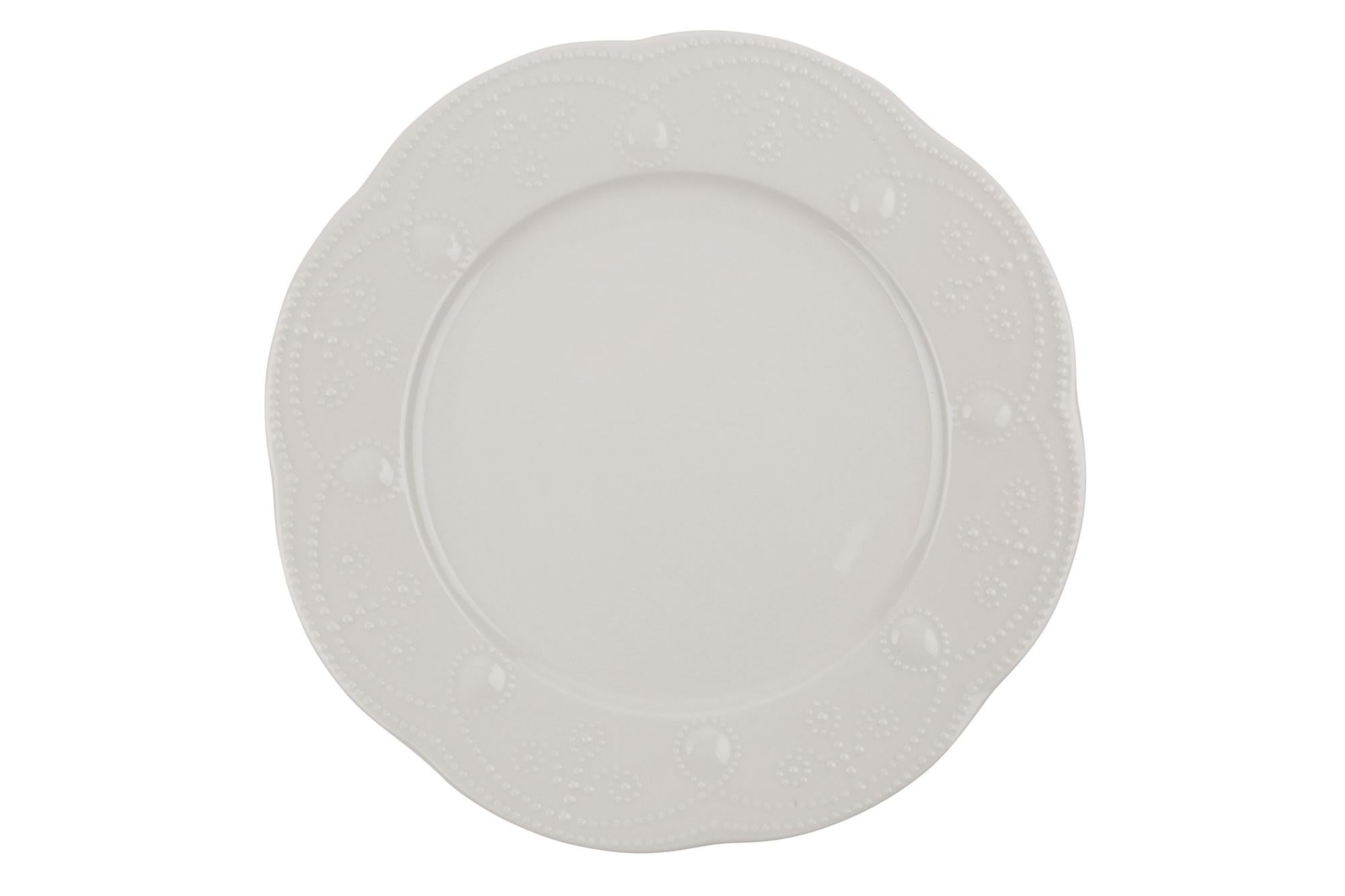 Asir Set vesela din portelan, Peta Dinner Crem, 24 piese