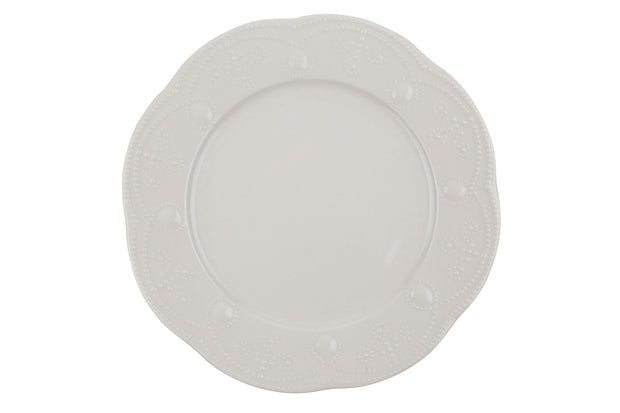 Asir Set vesela din portelan, Peta Dinner Crem, 24 piese