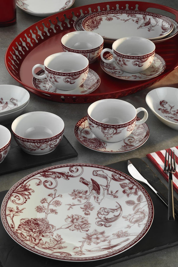 Asir Set vesela din portelan, Zara Breakfast Multicolor, 28 piese