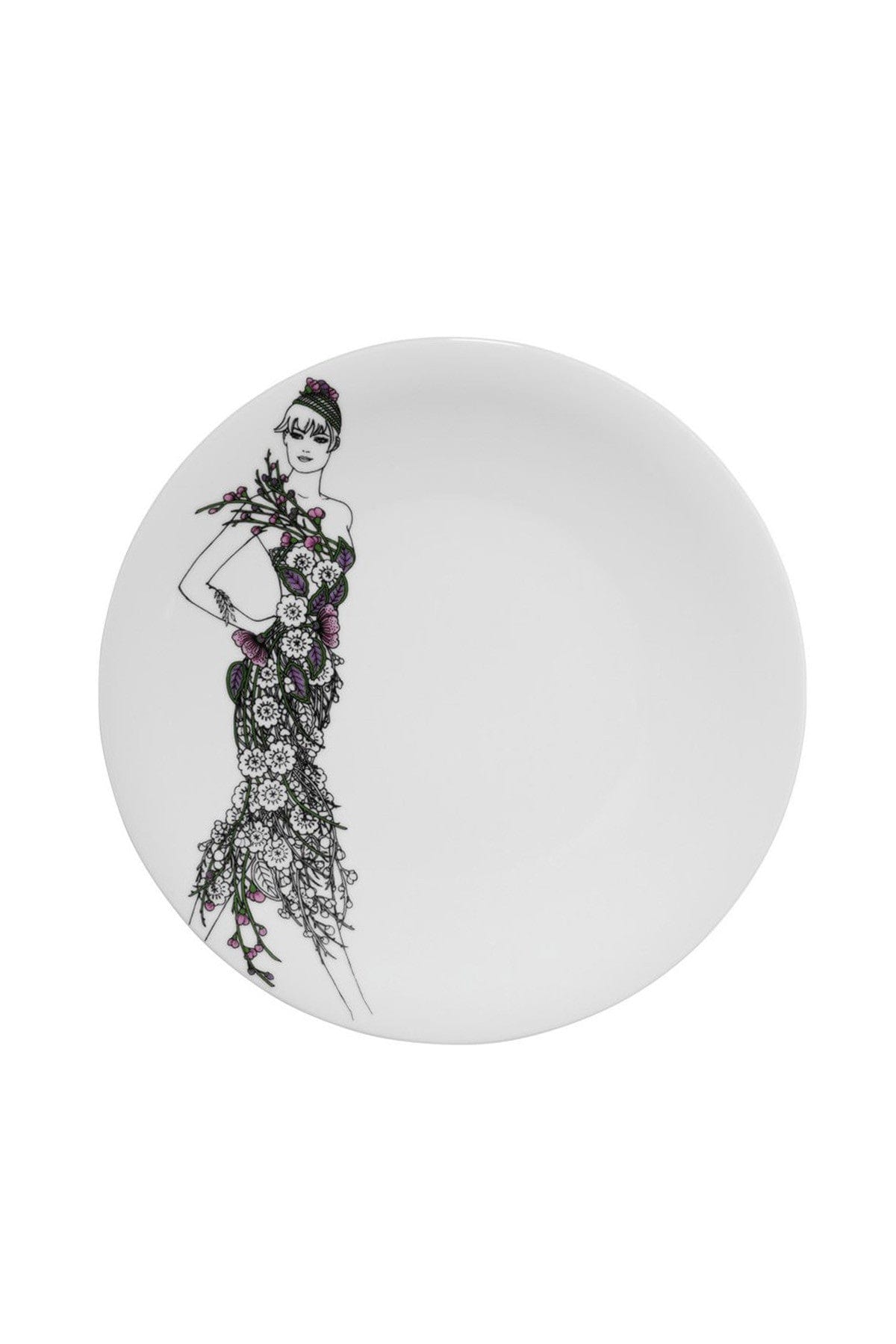 Asir Set vesela din portelan, Zenga Multicolor, 24 piese