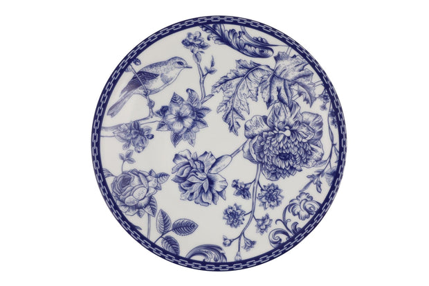 Asir Set vesela din portelan, Ziggy Albastru / Alb, 24 piese