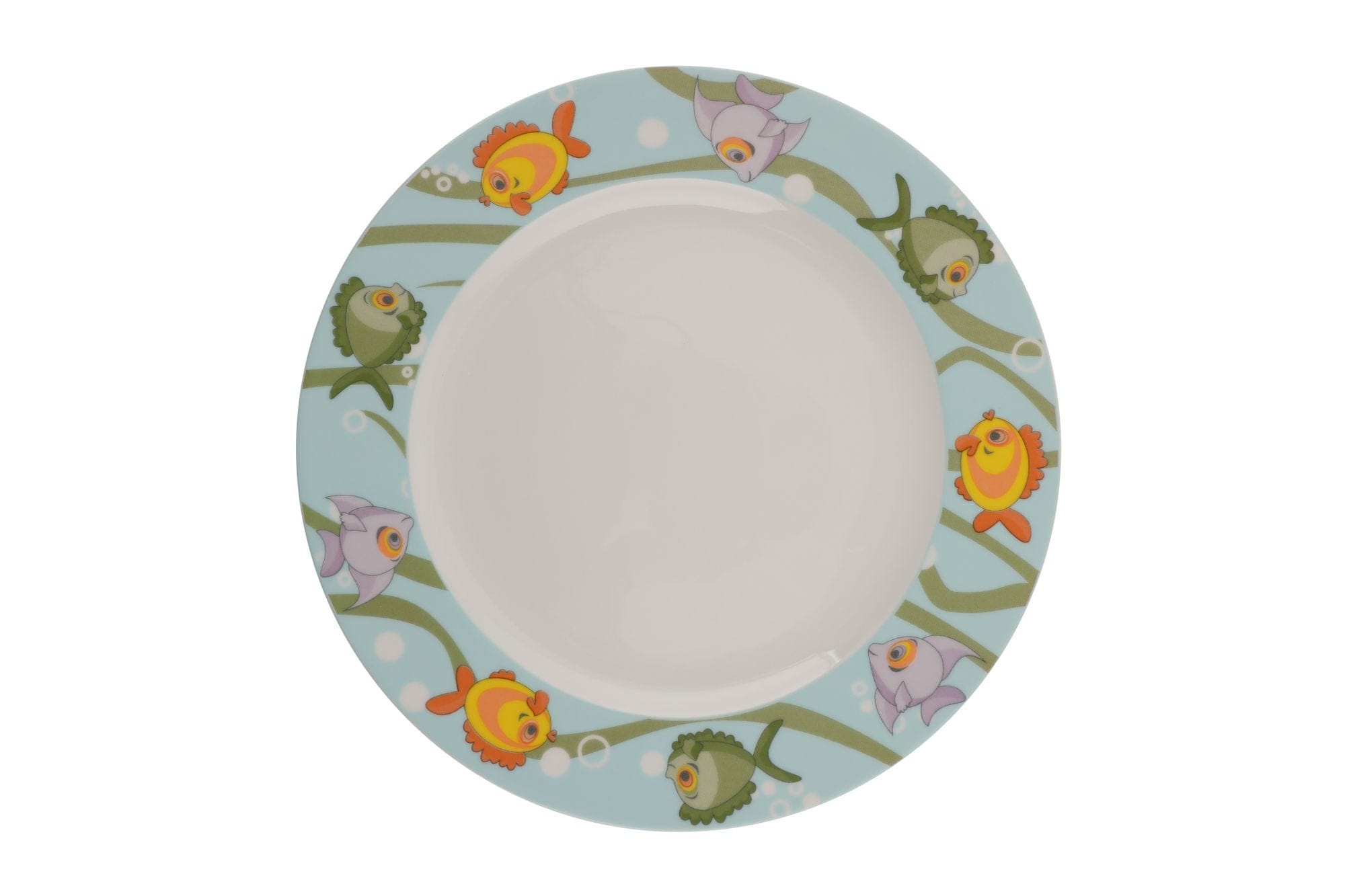 Asir Set vesela pentru copii, din portelan, Fish Multicolor, 5 piese