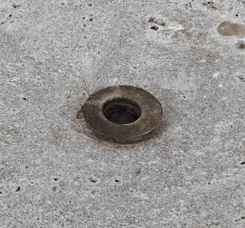 Set 2 ghivece din fibra de sticla si argila, Cement Square Gri, L47xl47xH47 / L36xl36xH36 cm (2)