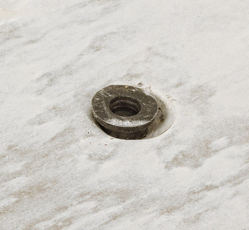 Set 2 ghivece din fibra de sticla si argila, Stone Round High Bej, Ø50xH70 / Ø40xH60 cm (3)