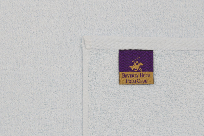 Set 2 prosoape baie din bumbac, Beverly Hills Polo Club 402 Bleu / Nude, 50 x 90 cm (6)