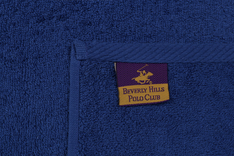 Set 2 prosoape baie din bumbac, Beverly Hills Polo Club 402 Bleumarin / Lila, 50 x 90 cm (6)